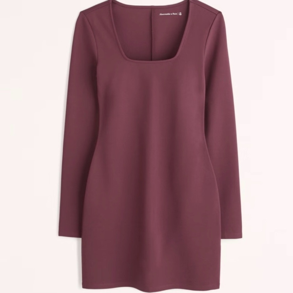 Abercrombie & Fitch Plum Long Sleeve Dress
